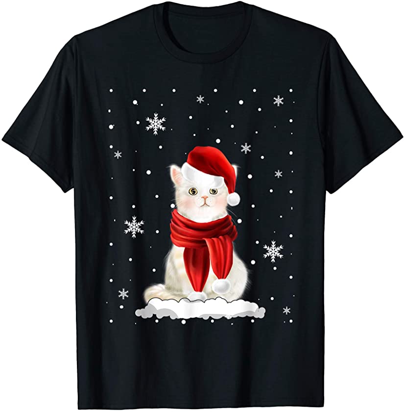 Cat Snowman – Cute Kitten Kitty Pet Holiday T-Shirt