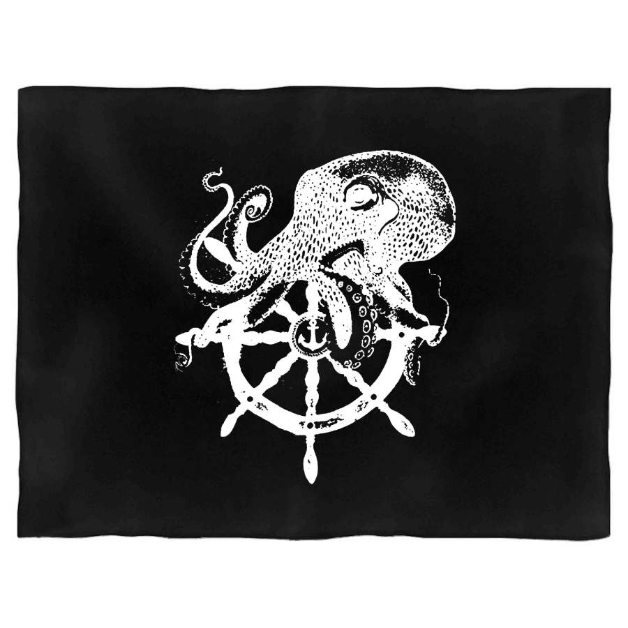 Octopus Steampunk Kraken Pirate Tentacle Blanket