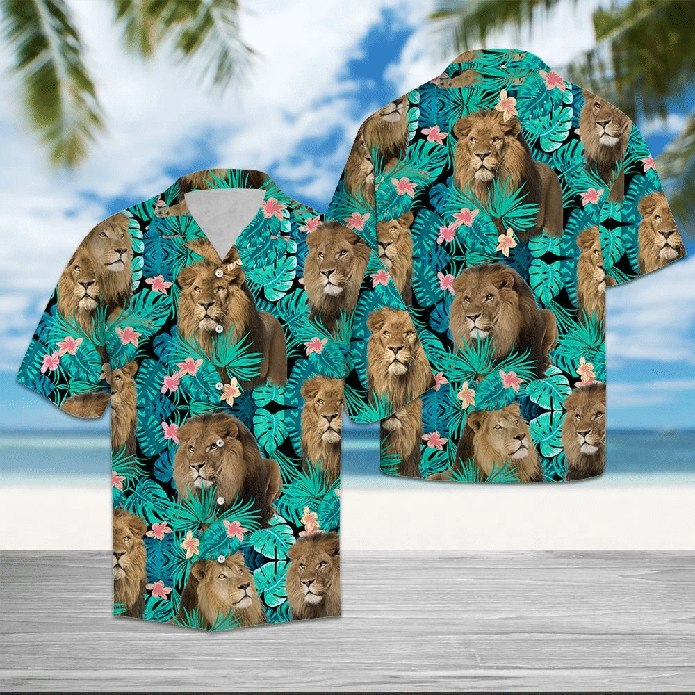 Lion Hawaii Shirt Unisex Adult Ha84466