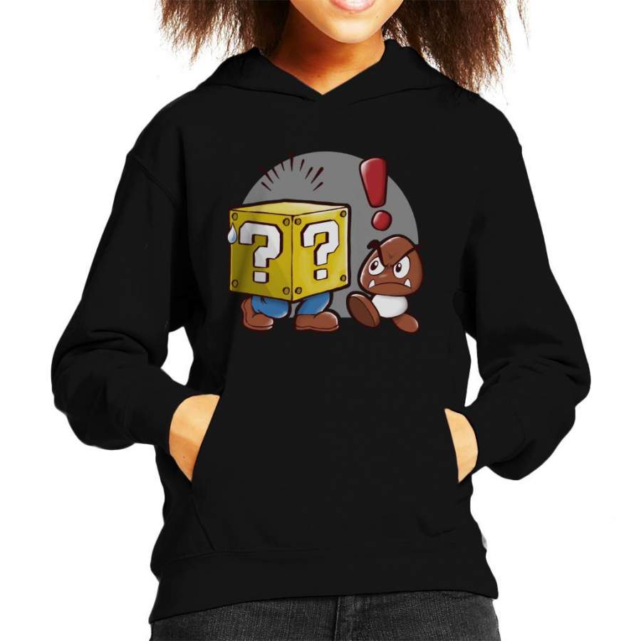 Super Mario Plumber Box Kid’s Hooded Sweatshirt