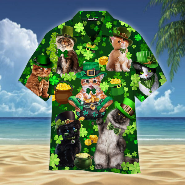 Cats Saint Day Hawaii Shirts For Men Women Ha26633