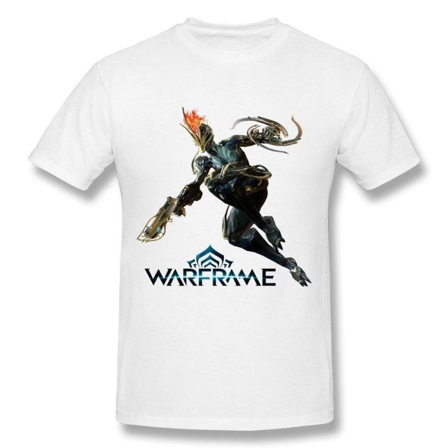 100% Cotton Octopus Print Summer Fashion Men Short Sleeve Casual Tops T-shirtMen’s Video Game Warframe Ember Prime T-Shirt