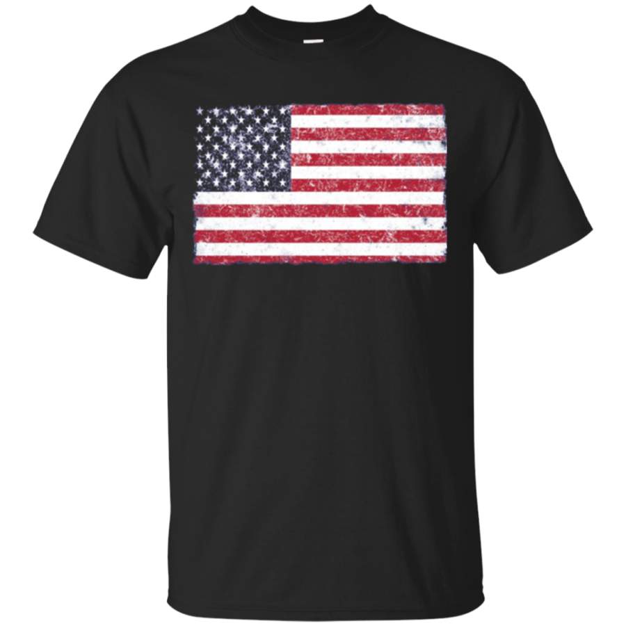 AGR Distressed American Flag T Shirt – Patriotic USA Shirt