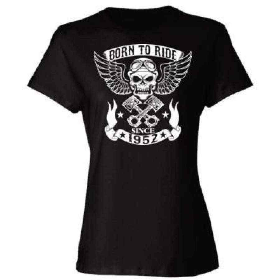 AGR Born To Ride Since 1952 – Ladies’ Cotton T-Shirt