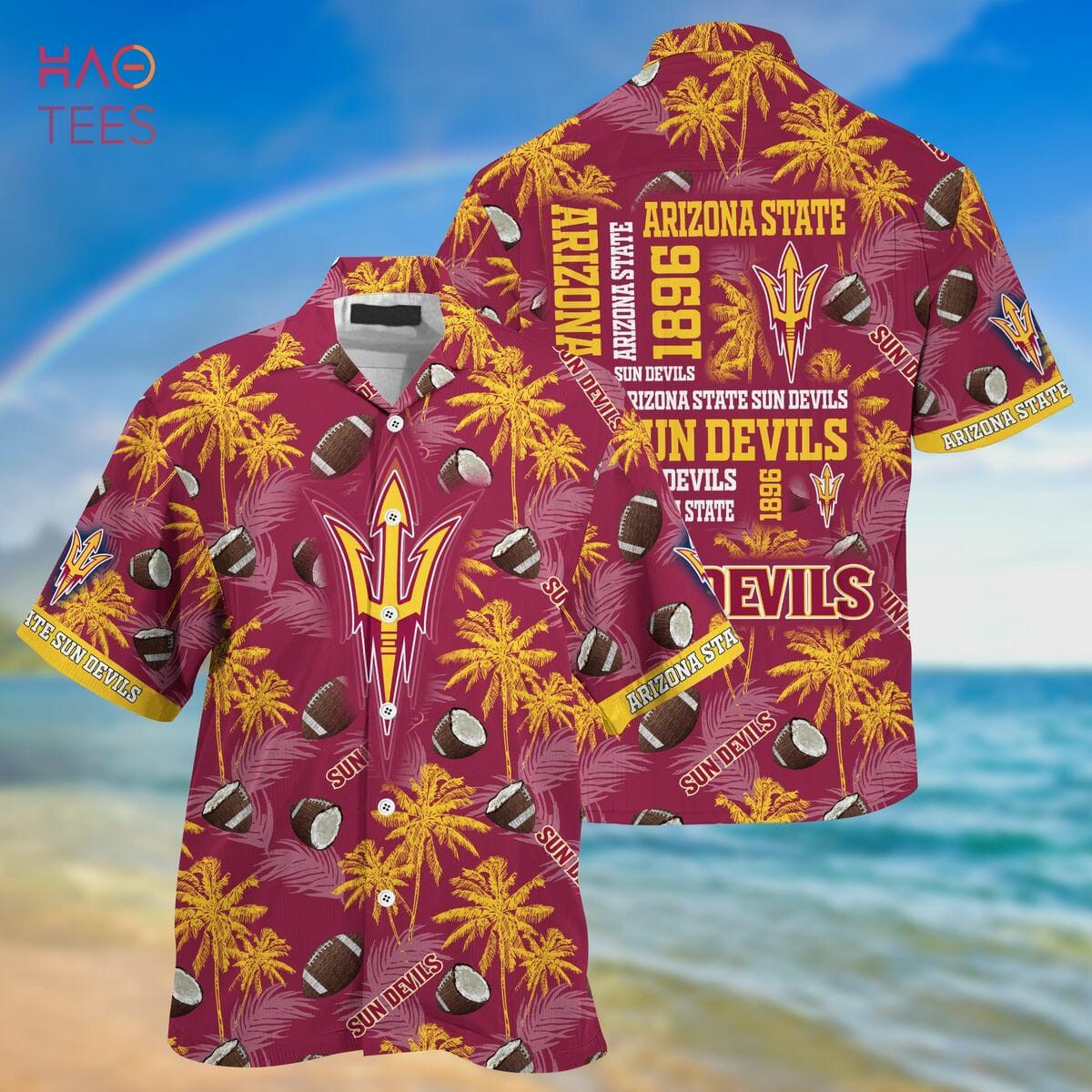 NCCA Arizona State Sun Devils Limited Edition Trendy Hawaiian Shirt Aloha Shirt