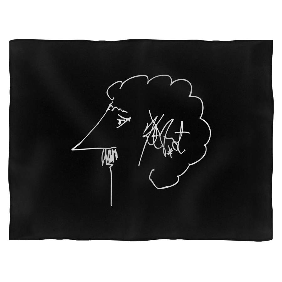 Kurt Vonnegut Vonnegut Self Portrait Blanket