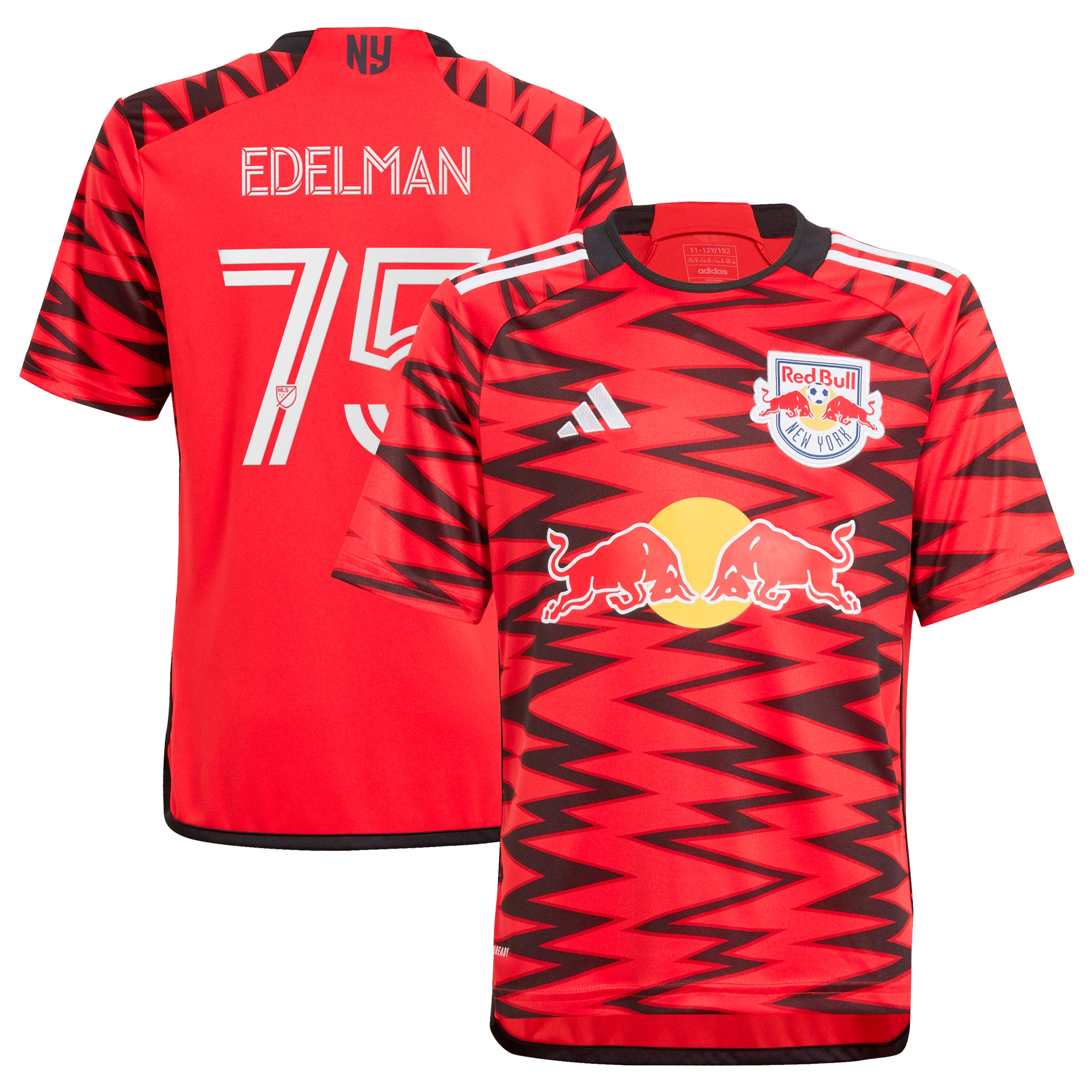 Daniel Edelman New York Red Bulls Youth 2024 Legacy Replica Player Jersey  Red