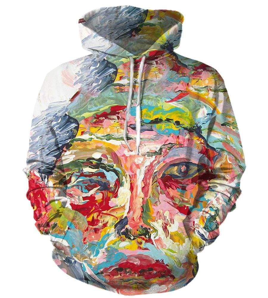 Funny Cage The Elephant Hoodies – Colourful Oil painting Pullover 3D Hoodie