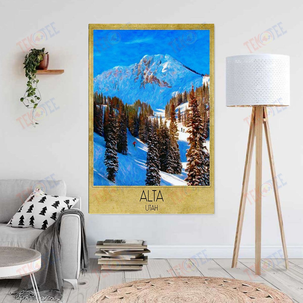 Canvas Artwork Atla Utah Moutaint Home Decor Canvas