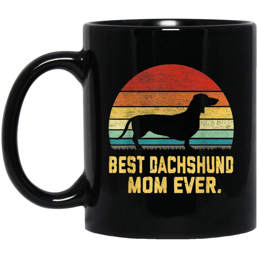 Vintage Best Dachshund Mom Ever Mug