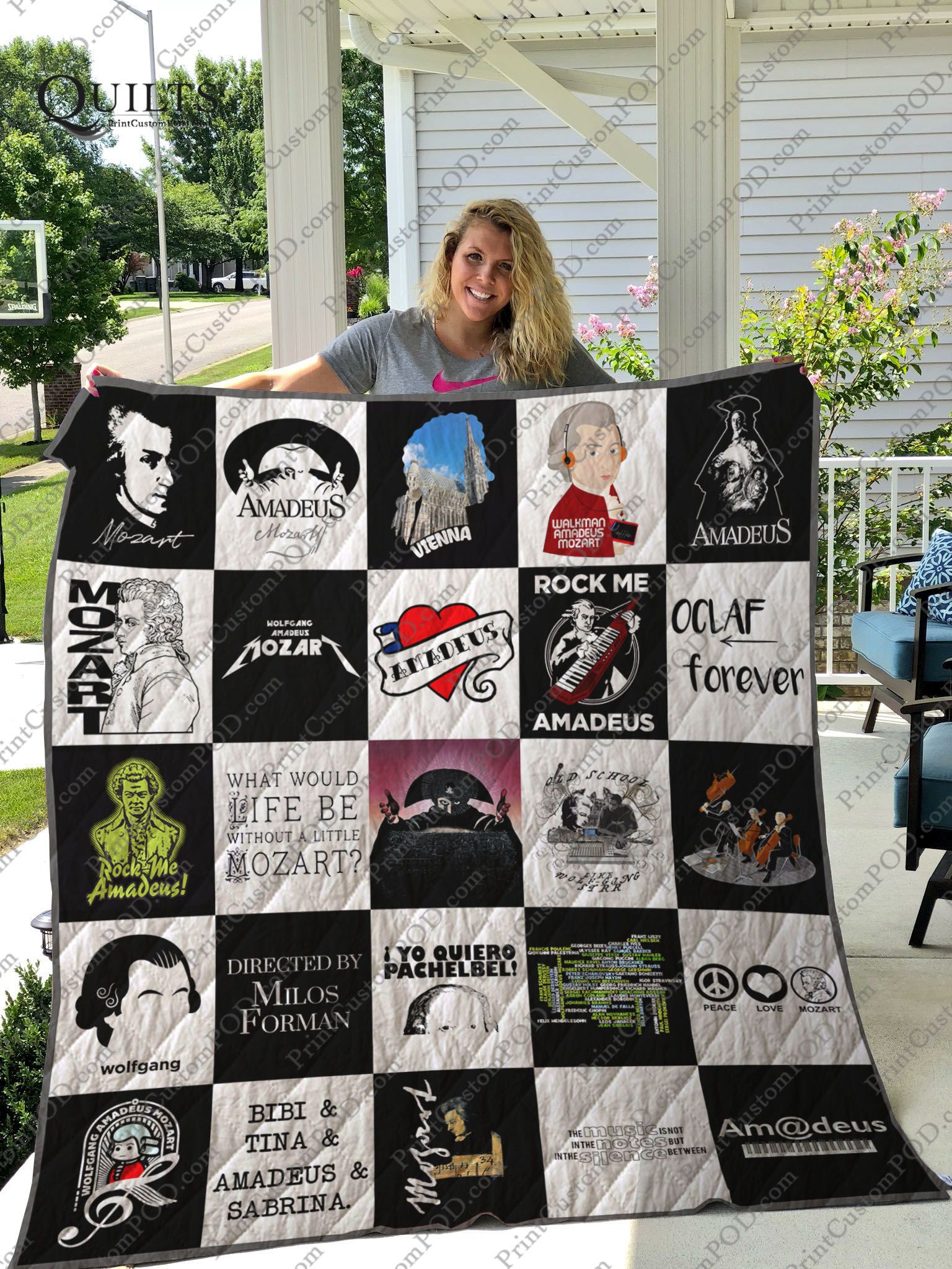 Amadeus Quilt Blanket For Fans