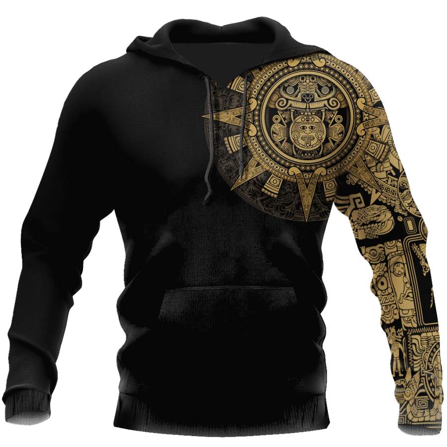 Aztec Jaguar Warrior Pullover