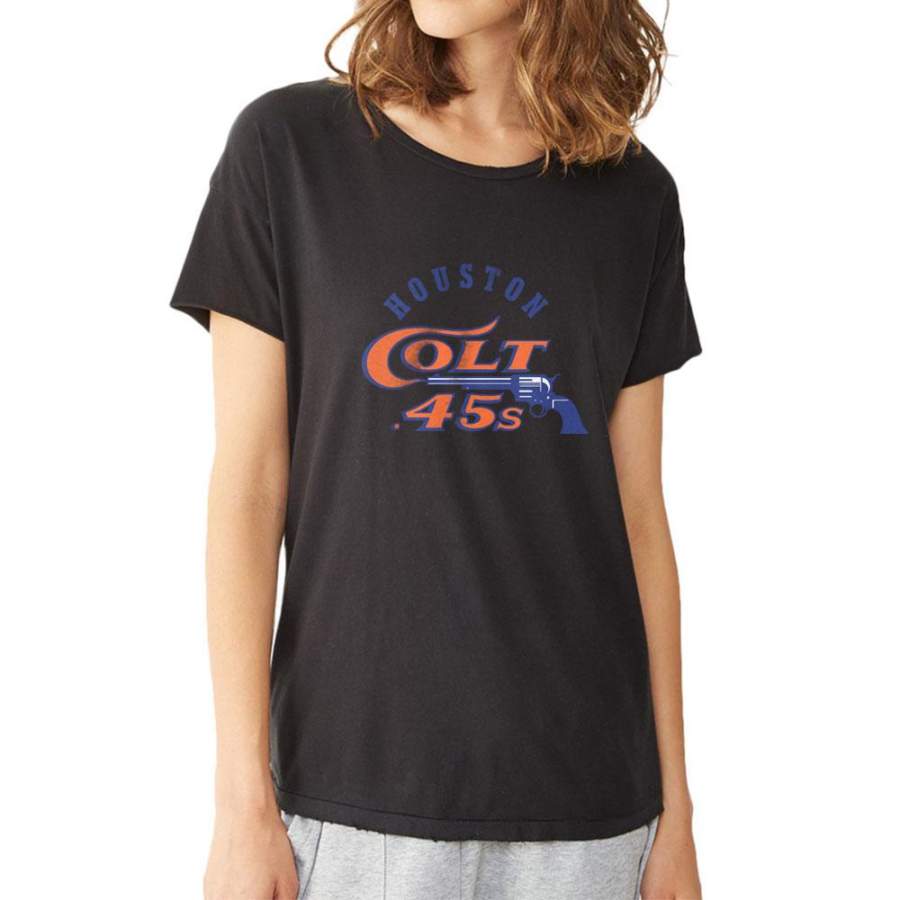 Houston Astros Colt 45 Retro Logo Women’S T Shirt