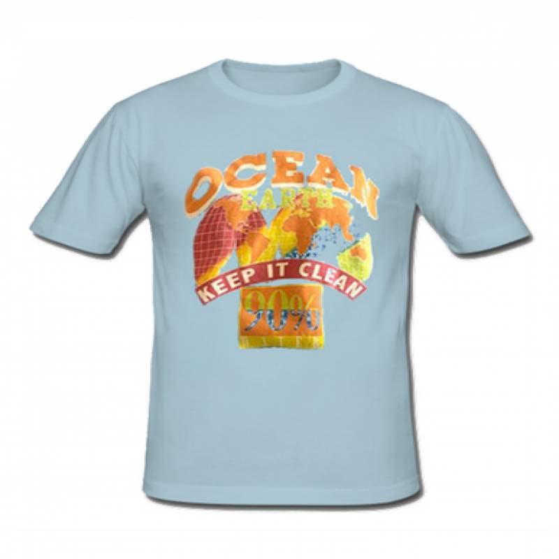 Ocean Earth Keep It Clean 90% T-Shirt