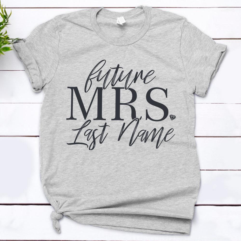 Mr Mrs Shirts, Future Mrs Shirts, Engagement Shirts, Fiance Shirt, Couple Shirts, Bridal Shirt, New Wife Shirt, Custom Couple Shirts Mens Womens T-Shirt Hoodie Sweatshirt Plus Size Up To 5Xl