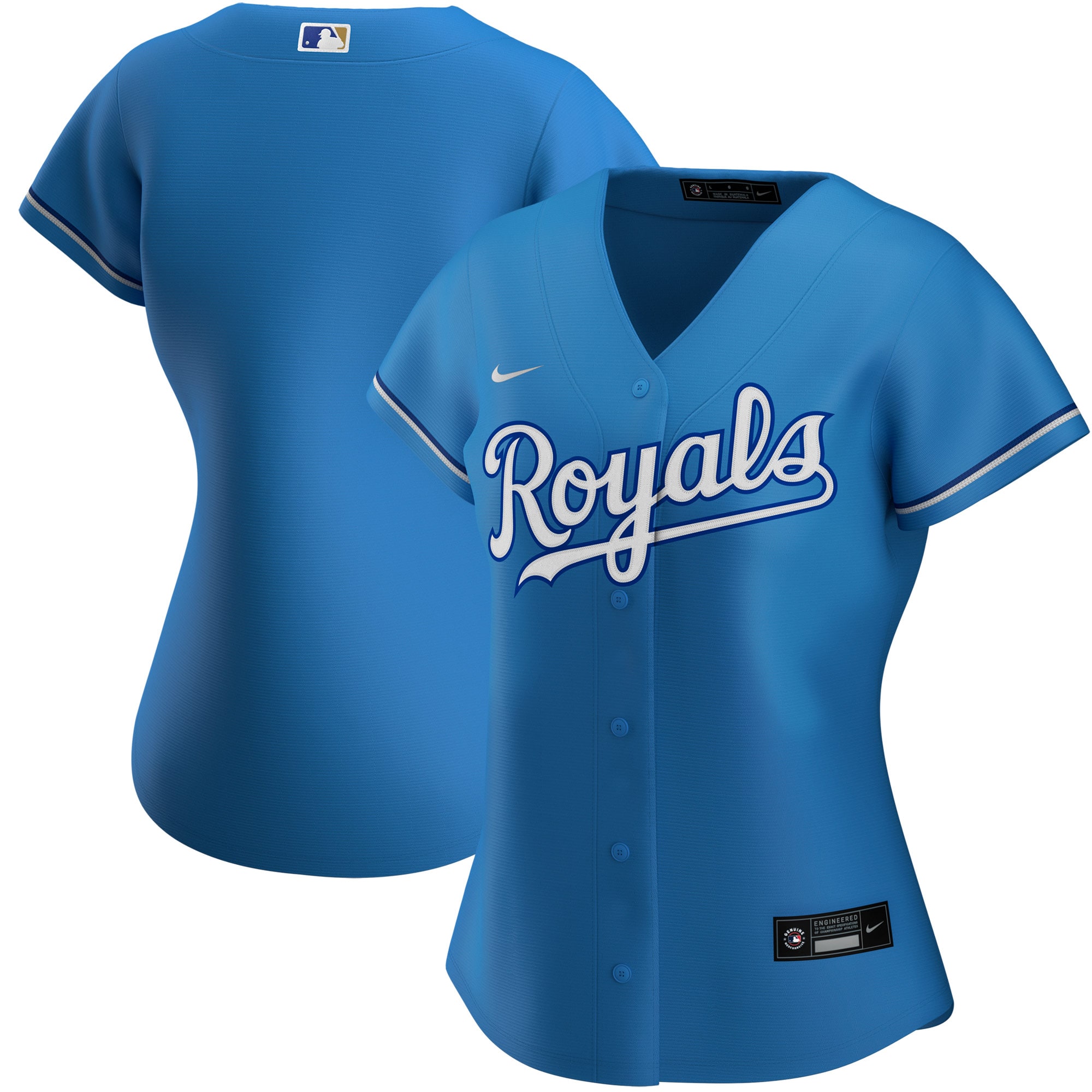 Women’s Kansas City Royals Light Blue Alternate Replica Team Jersey