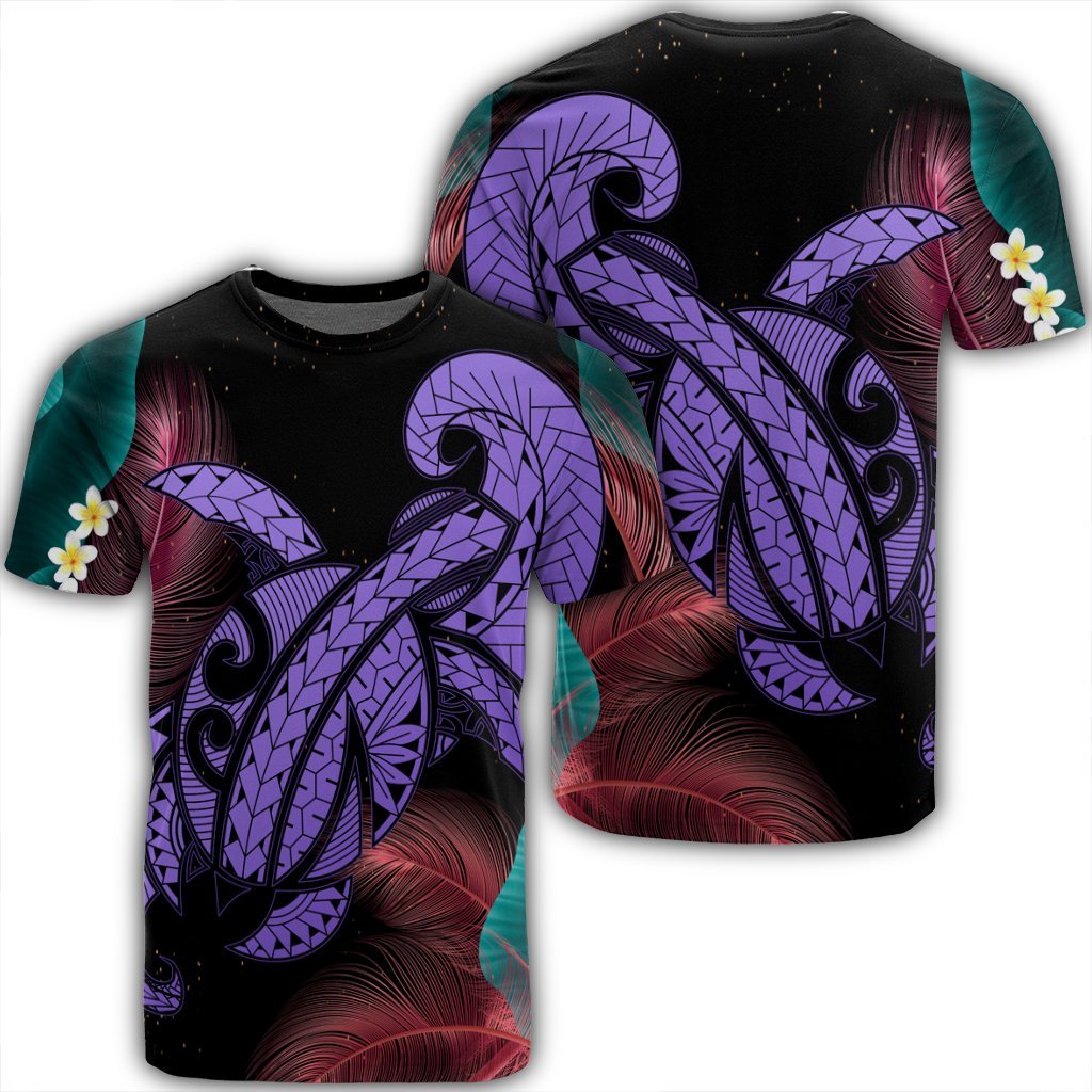 Hawaiian Turtle Polynesian Tropical Ghia Style Purple Ah Ha17216