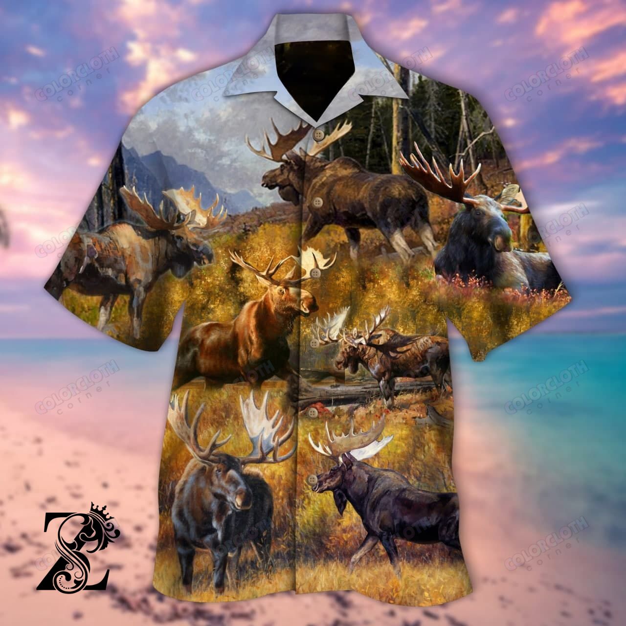 Advice From A Moose – Spend Time In The Woods Unisex Hawaiian Shirt