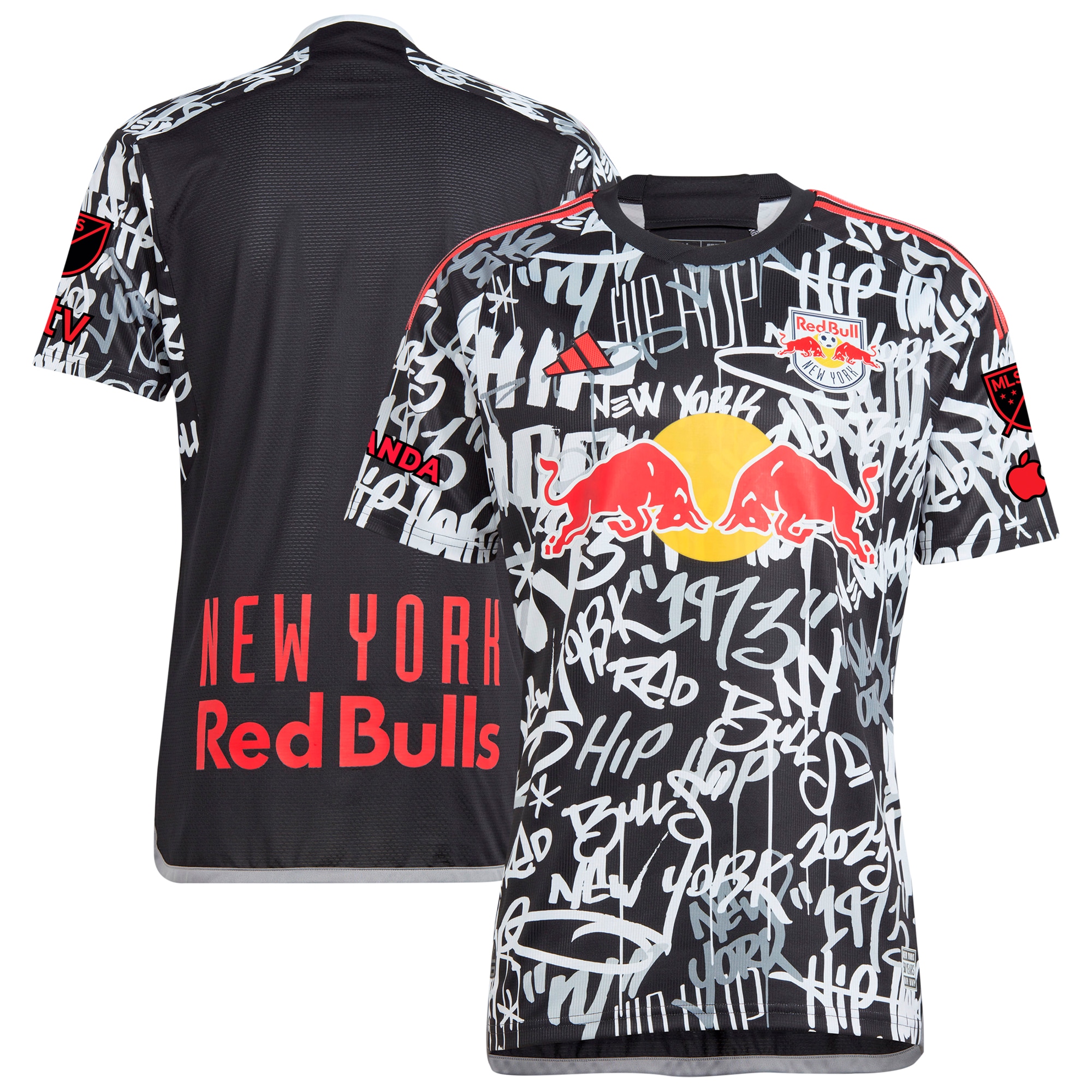 New York Red Bulls 2023 Freestyle Authentic Jersey – Black