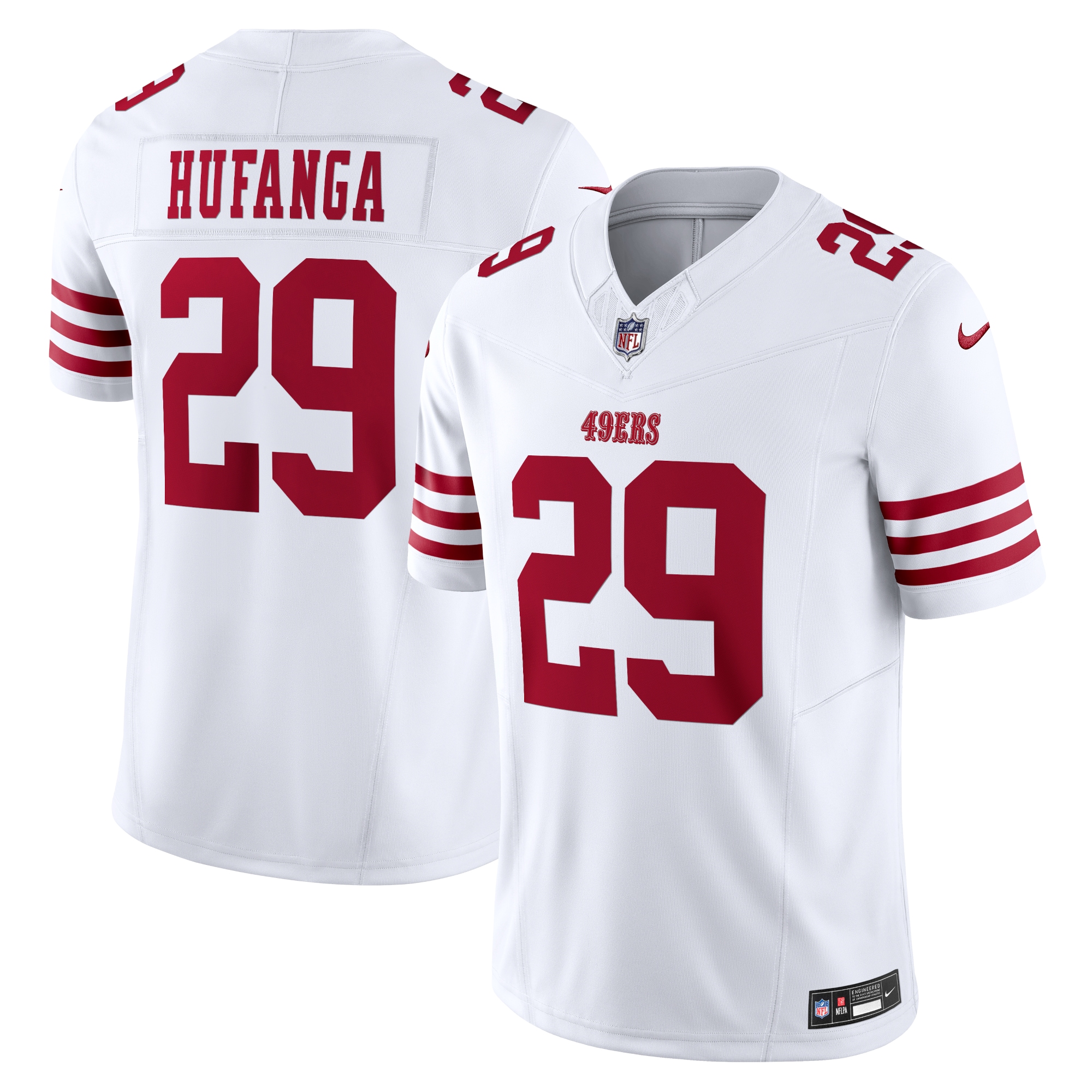 Men’s San Francisco 49ers Talanoa Hufanga White Vapor F.U.S.E. Limited Jersey