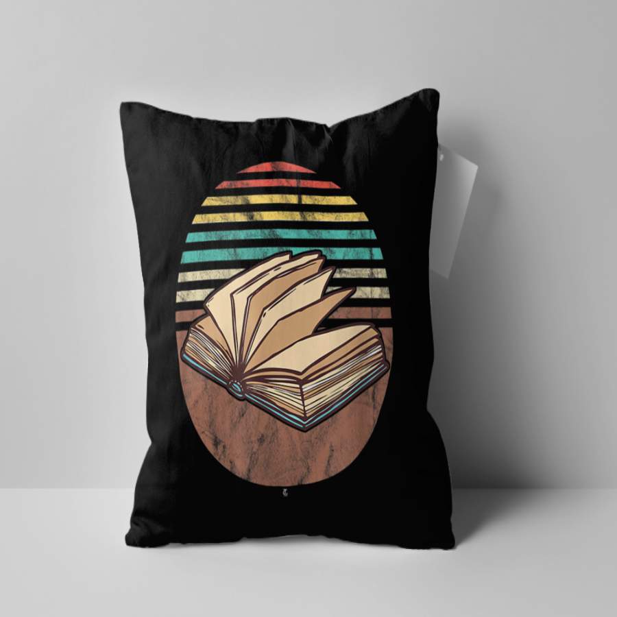 Custom Pillow Vintage Avid Book Lovers Readers Pillow – Best Pillow