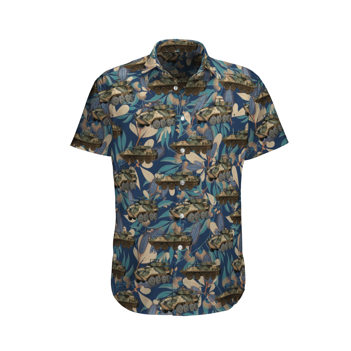 Aslav Australian Army Blue High Quality Unisex Hawaii Shirt For Men And Women Ha81518