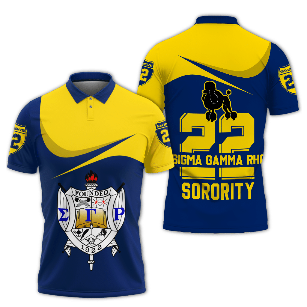 Sorority Polo – Sigma Gamma Rho Curve Style Polo Shirt