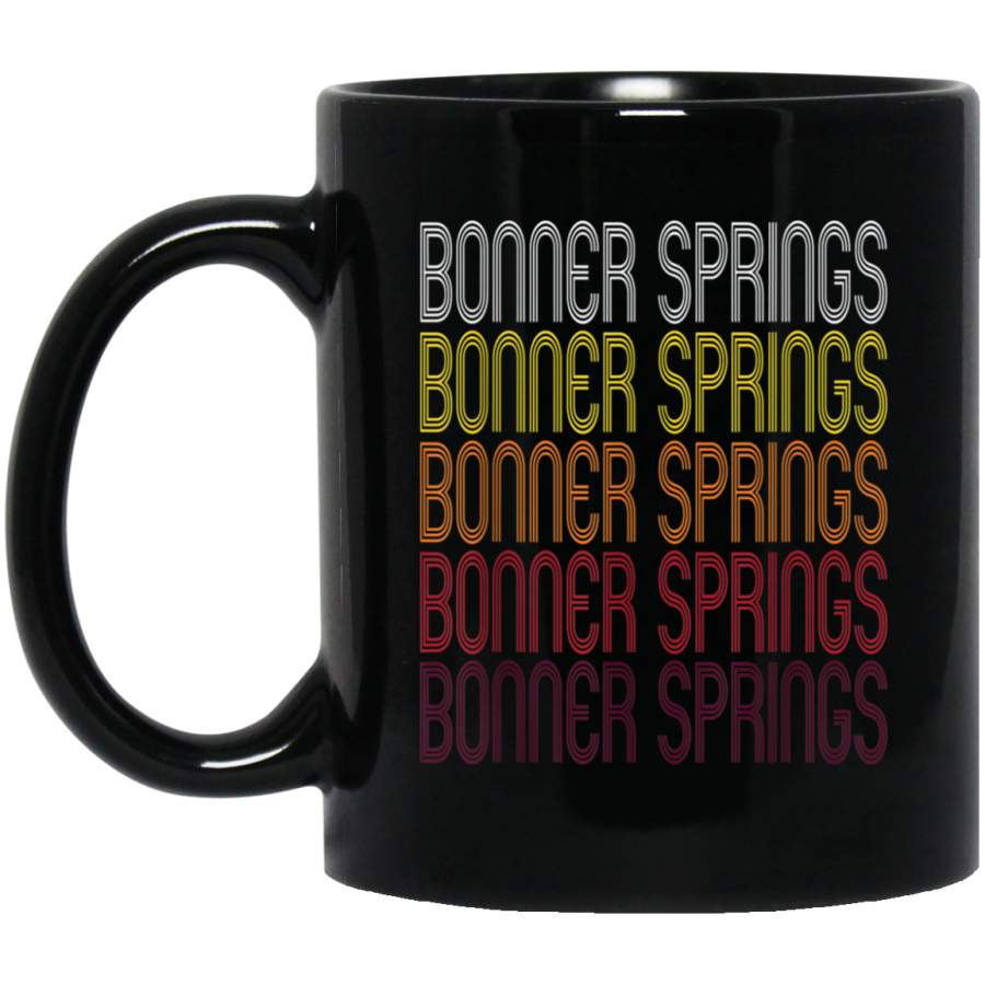 Bonner Springs KS  Vintage Style Kansas Mug