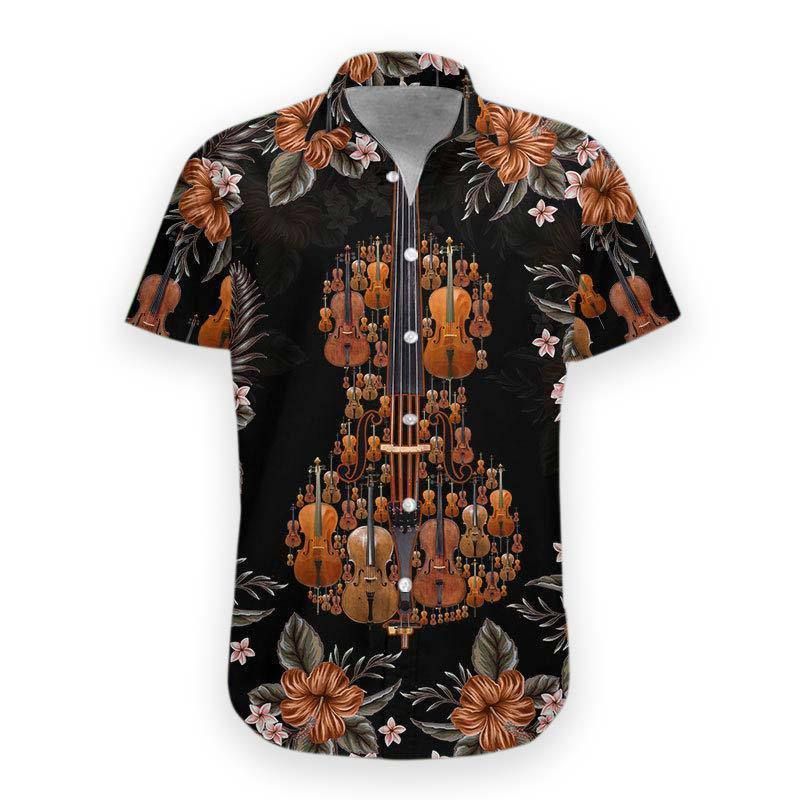 Gearhumans Cello Hawaiian Shirt Ha91248