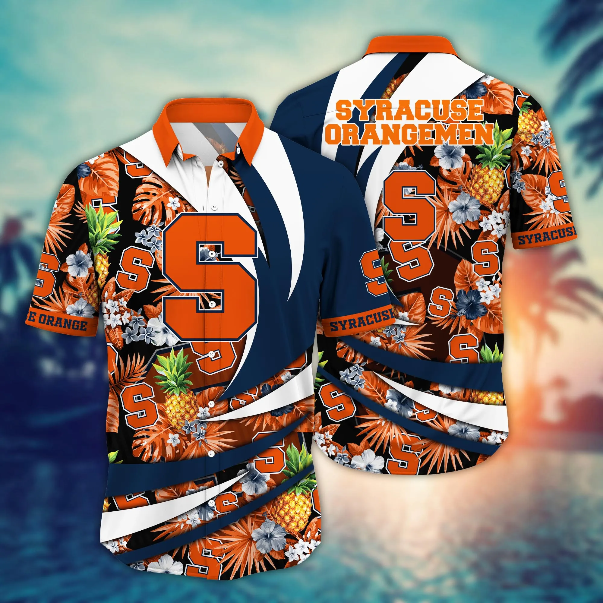 Syracuse Orange NCCA Hawaiian Shirt Water Sports Aloha Shirt