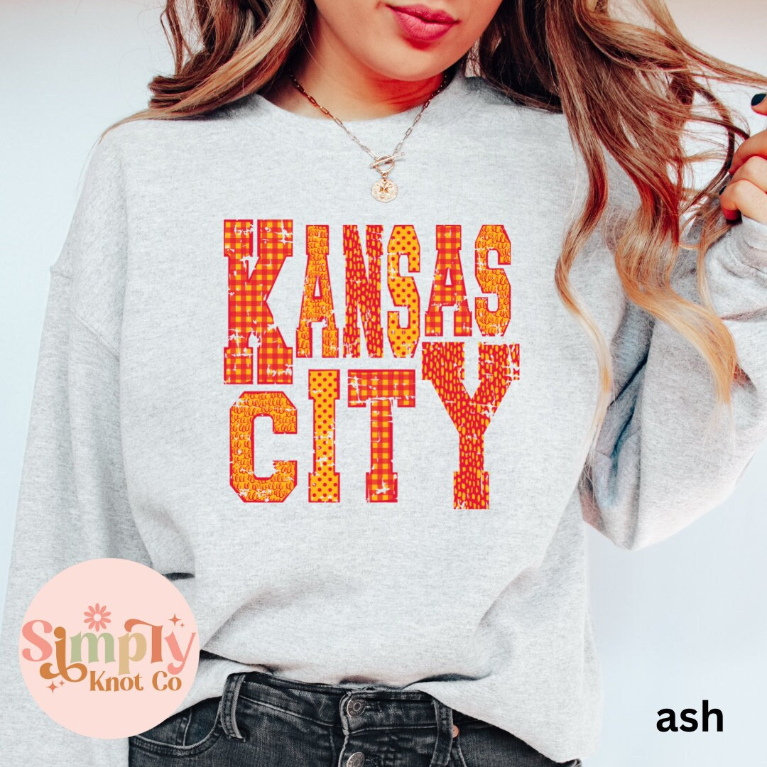 Kansas City Sweatshirt for Women, Kansas City Football Shirt, Kansas City Gift, Kansas City Shirt, Kansas City Hoodie