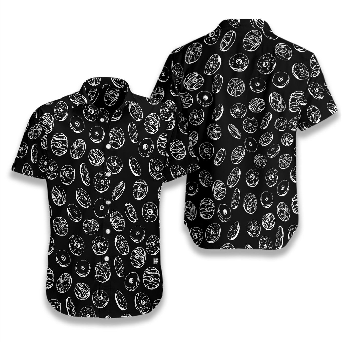 Donut Pattern 2307 Hawaii Shirt Ha104812