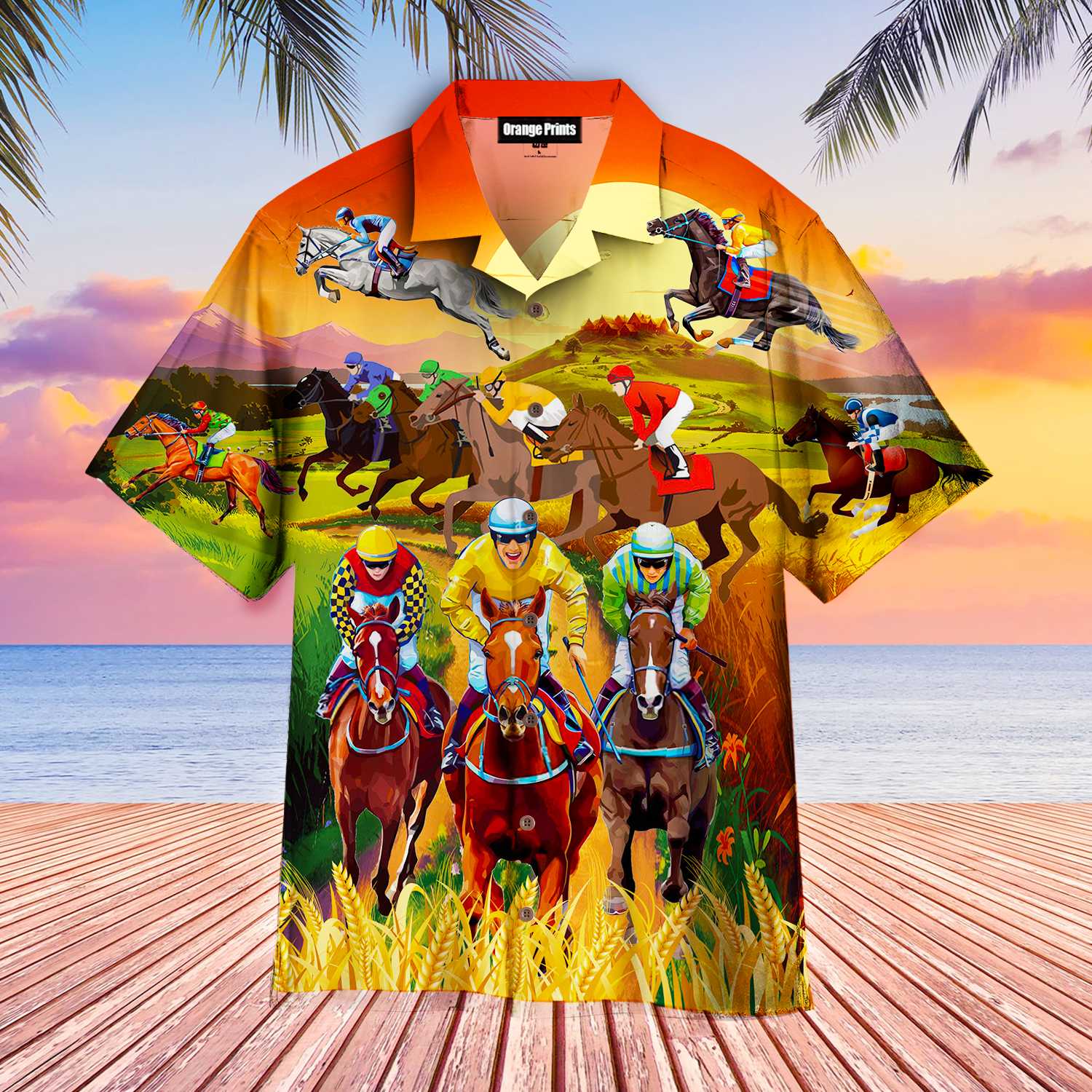 Kentucky Derby Horses Racing On Pasture Hawaii Shirt For Men And Women Ha16649