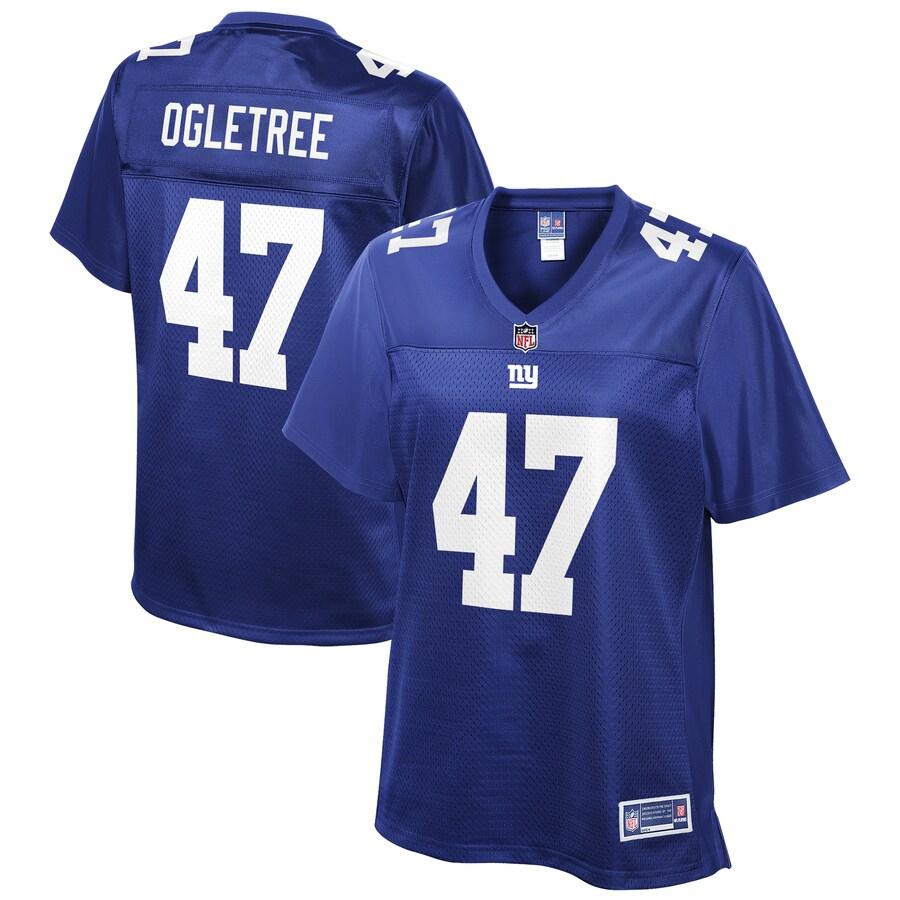 Alec Ogletree New York Giants NFL Pro Line Womens Player Jersey – Royal