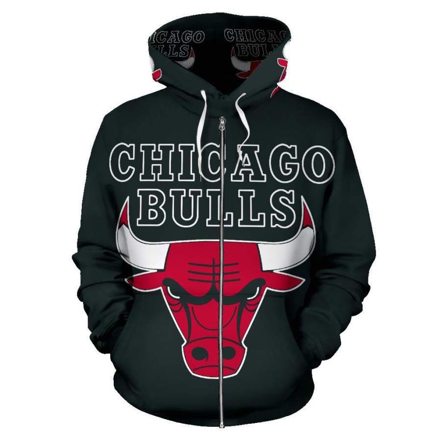 Chicago Bulls Hoodie Zip Up