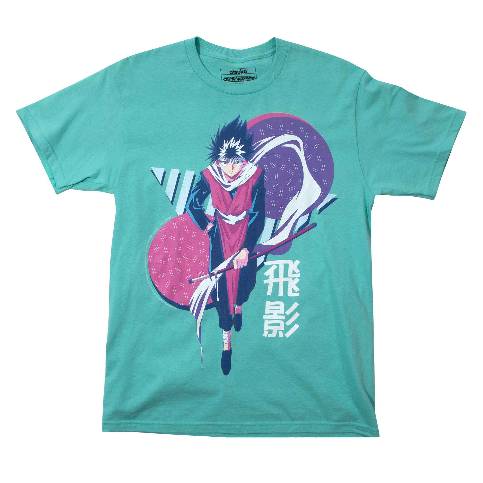 Yu Yu Hakusho Hiei Battle Mint Tee