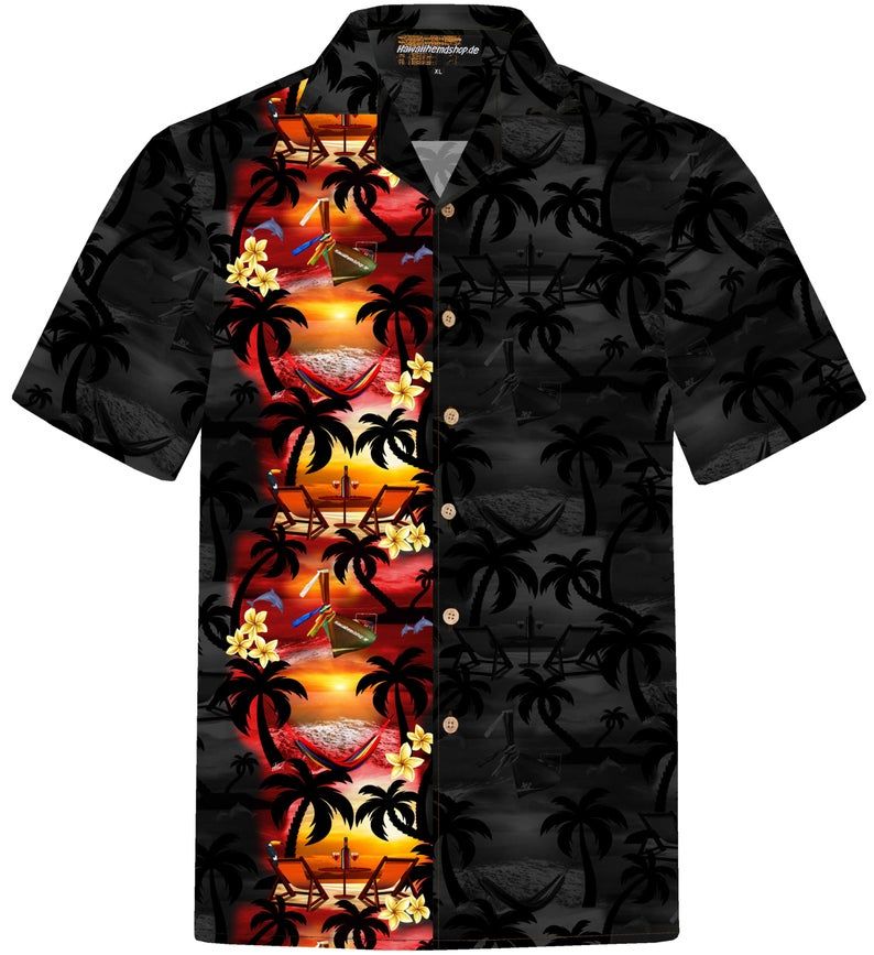 Paradise Night Black Amazing Design Hawaii Shirt Ha100748