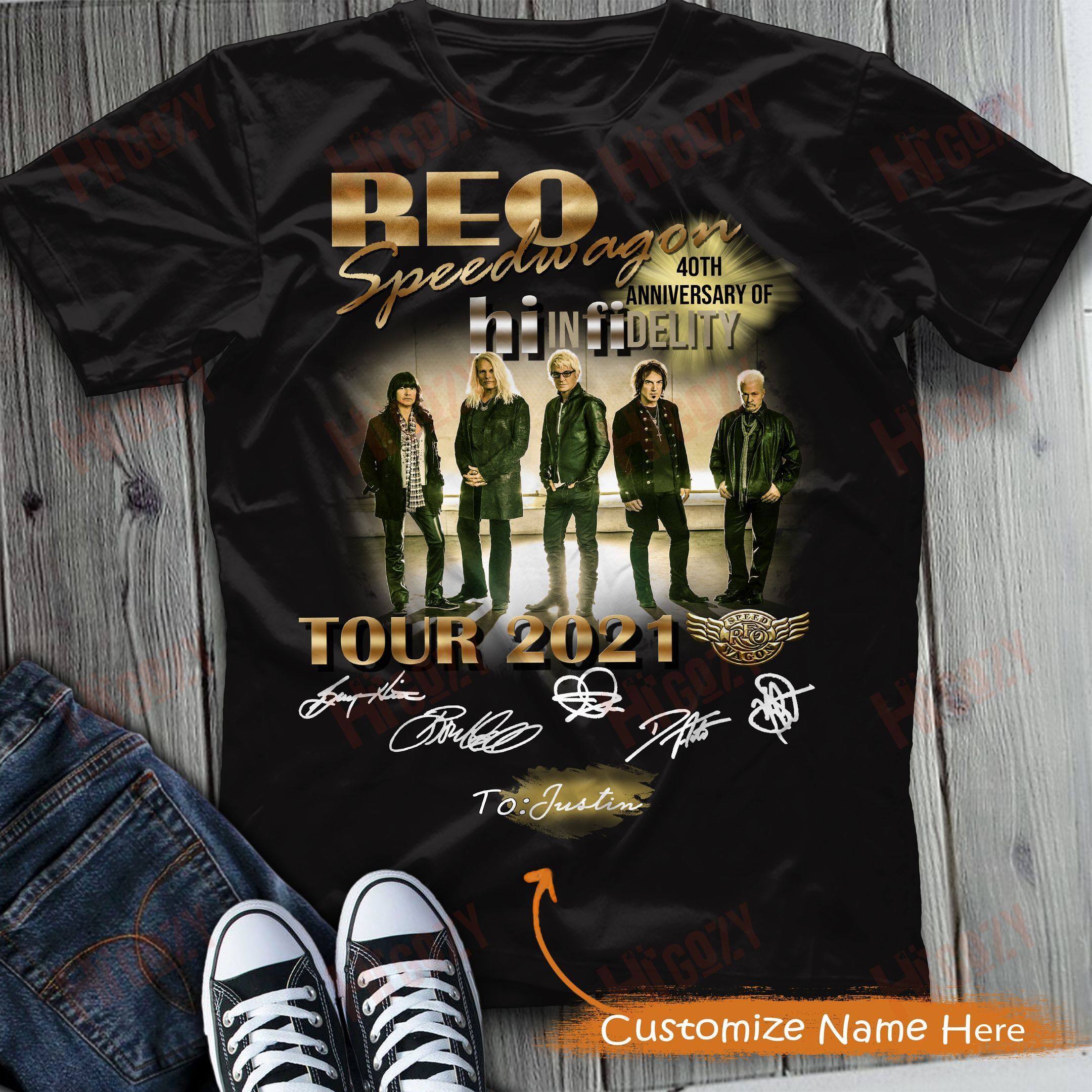 Reo Speedwagon Band Tour Shirts, Reo Speedwagon T-Shirt 2D – Spnv515