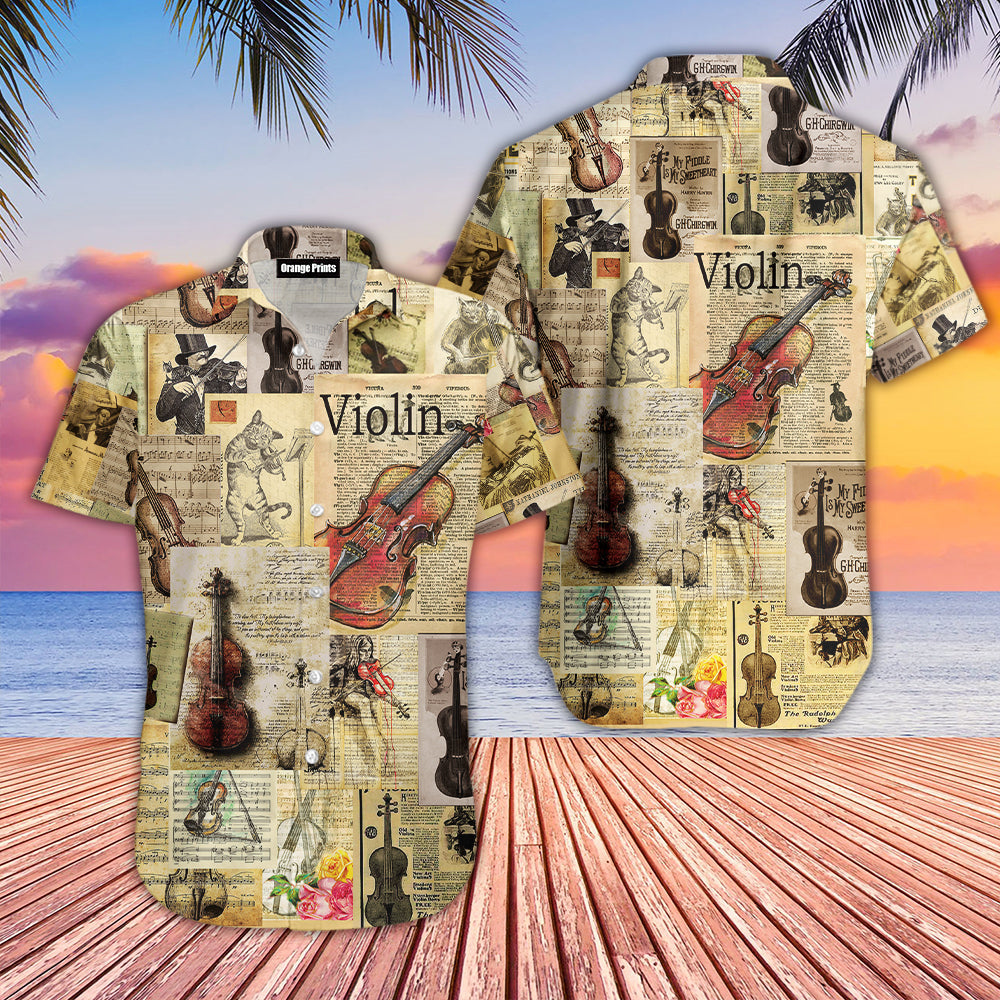 Violin Hawaii Shirt For Men Women Ha101551