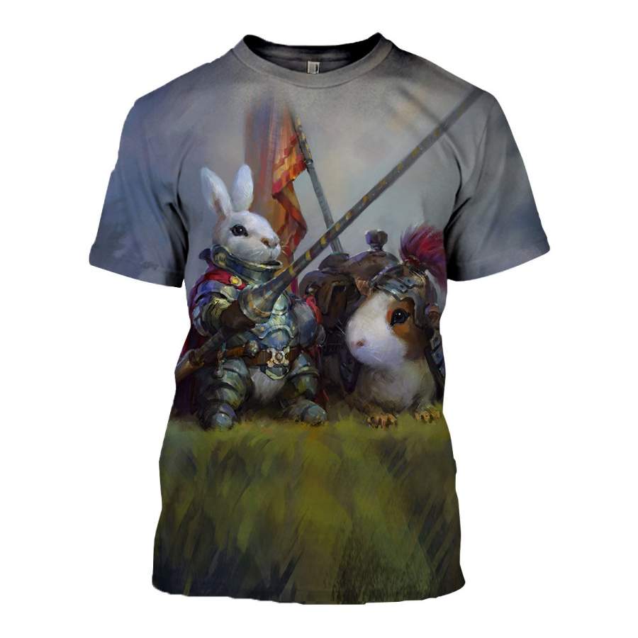 3D All Over Printed Rabbit T Shirt Hoodie 1312011