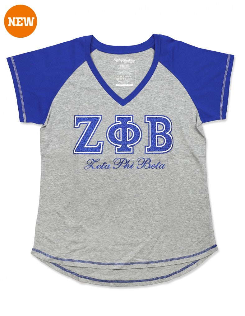 ZETA PHI BETA V-NECK TEE