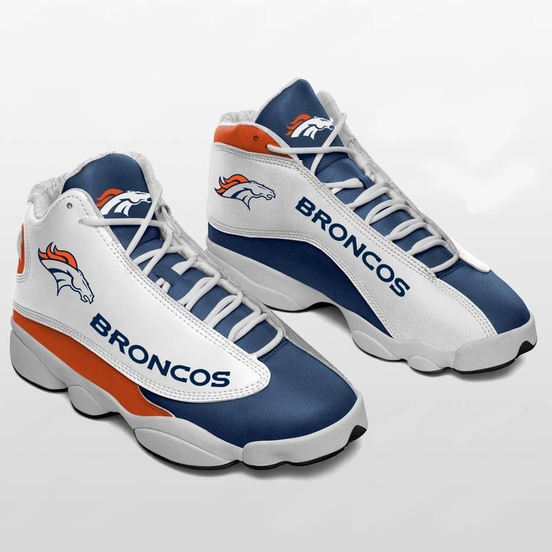 Denver Broncos Team Form Air Jordan 13 Football Team 0005 Shoes Sport Sneakers