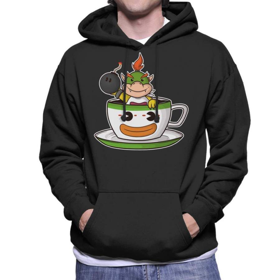 Koopa Tea Bowser Super Mario Bros Men’s Hooded Sweatshirt