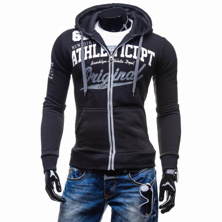 Solid Color Letter Printed Hoodies – Pullover Fleece Bright Grey Hoodie