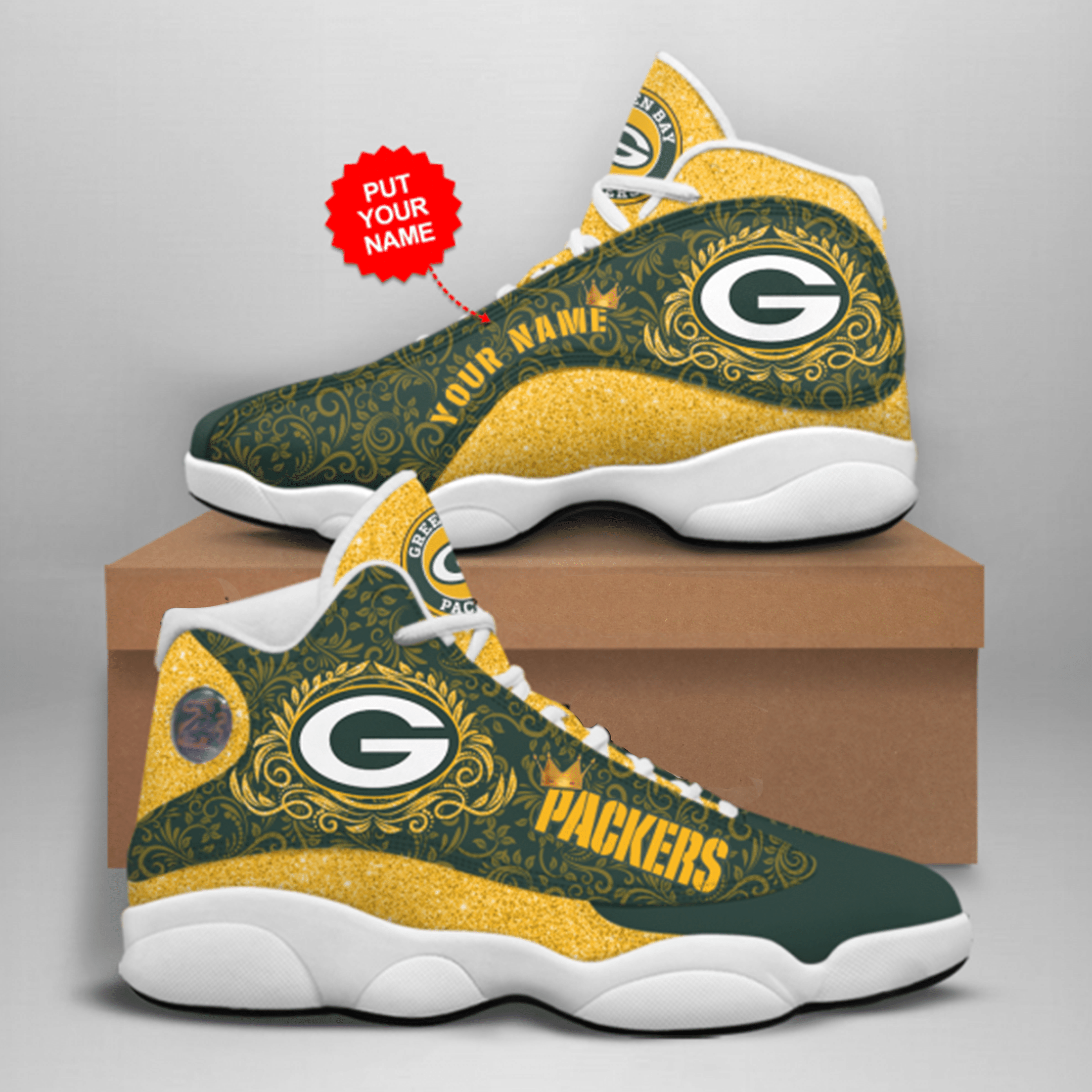 Personalized Green Bay Packers Jd13 Shoes – V5