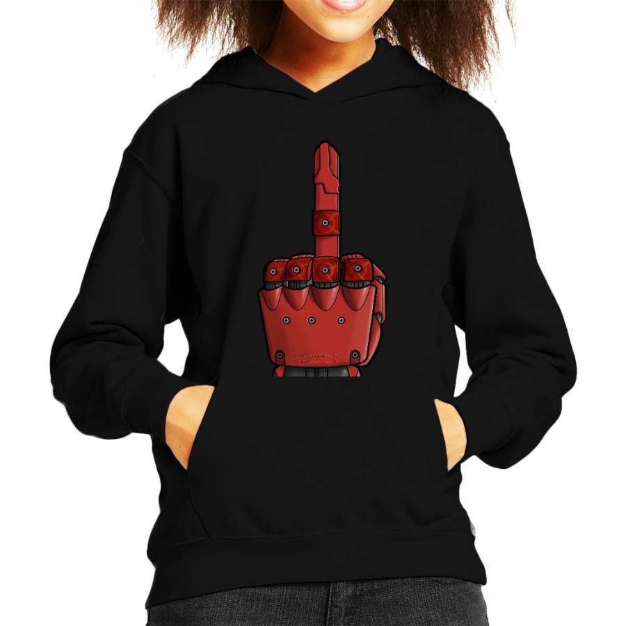 Venom Snake Giving The Finger Metal Gear Solid Kid’s Hooded Sweatshirt