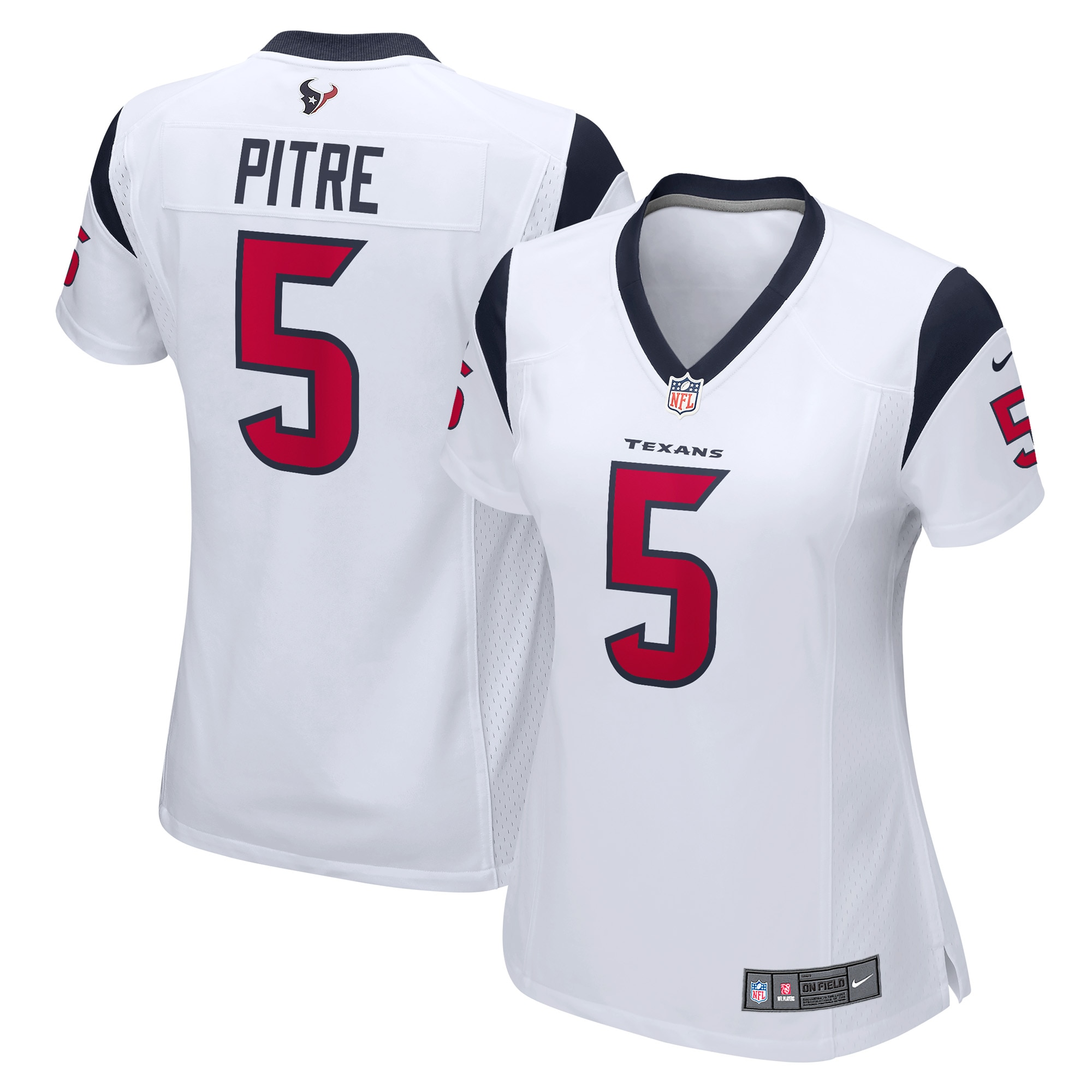 Jalen Pitre Houston Texans Women's Game Player Jersey – White