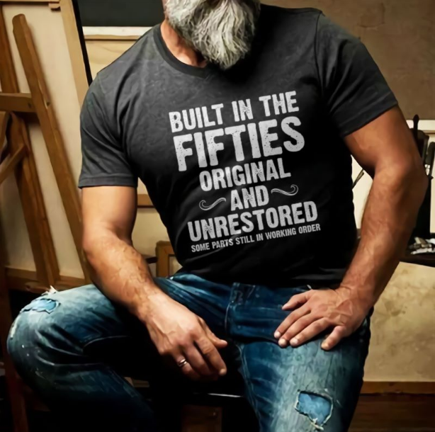 Custom Shirt, Built-In The Fifties Original And Unrestored T-Shirt