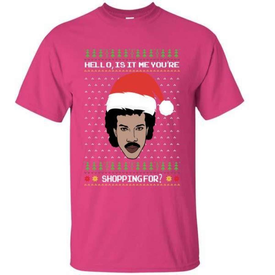 Lionel Richie Hello Ugly Christmas Sweater T-Shirt