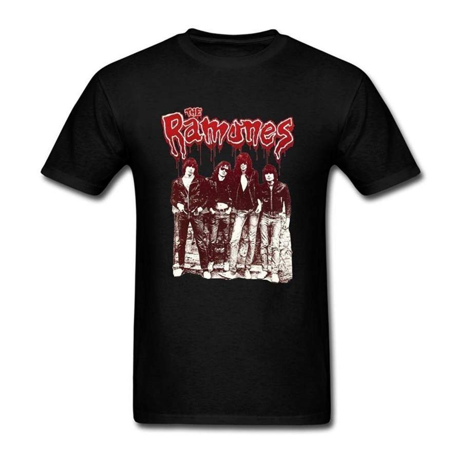 Men’S Ramone Puck Rock Band T-Shirt Poster Men’S T-Shirt